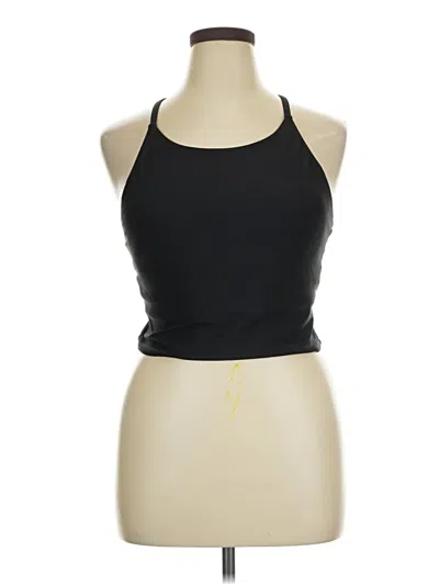 Pre-owned Active By Old Navy Tank Top Black Halter Neckline Tops