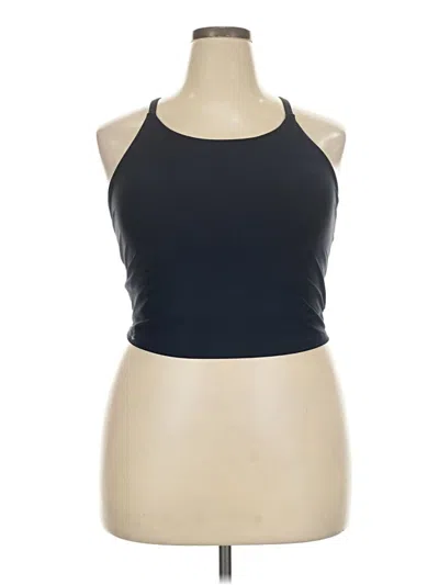 Pre-owned Active By Old Navy Tank Top Black Halter Neckline Tops