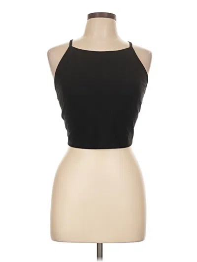 Pre-owned Active By Old Navy Tank Top Black Halter Neckline Tops