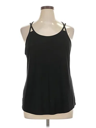 Pre-owned Active By Old Navy Tank Top Black Halter Neckline Tops