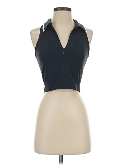Pre-owned Active By Old Navy Tank Top Black Halter Neckline Tops