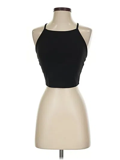 Pre-owned Active By Old Navy Tank Top Black Halter Neckline Tops