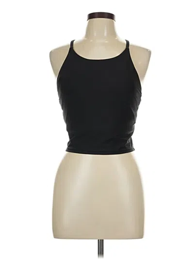 Pre-owned Active By Old Navy Tank Top Black Halter Neckline Tops