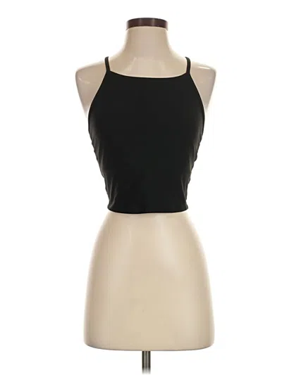Pre-owned Active By Old Navy Tank Top Black Halter Neckline Tops