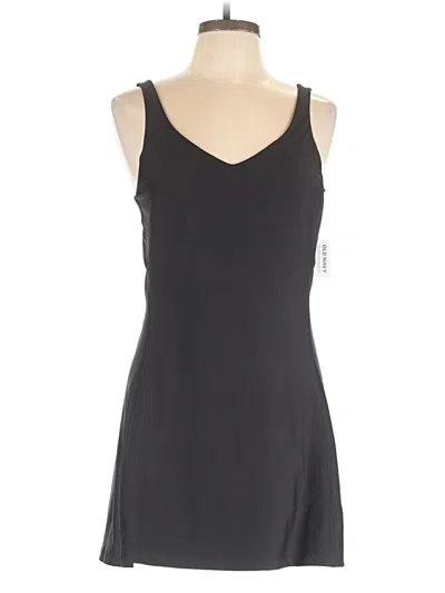 Pre-owned Active By Old Navy Tank Top Black Open Neckline Tops