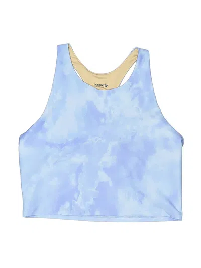 Pre-owned Active By Old Navy Kids' Tank Top Blue Halter Neckline Tops