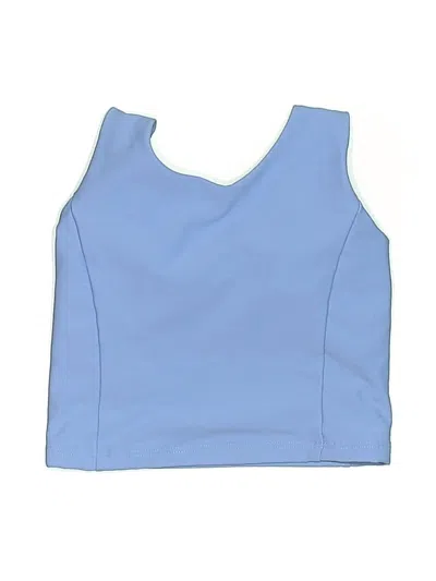 Pre-owned Active By Old Navy Kids' Tank Top Blue Halter Neckline Tops