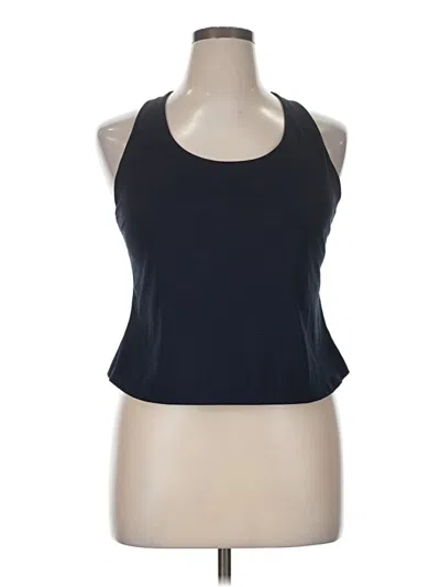 Pre-owned Active By Old Navy Tank Top Blue Halter Neckline Tops
