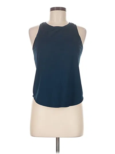 Pre-owned Active By Old Navy Tank Top Blue Halter Neckline Tops