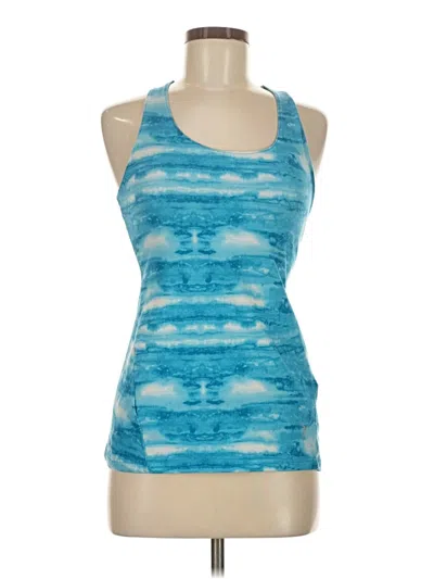 Pre-owned Active By Old Navy Tank Top Blue Halter Neckline Tops