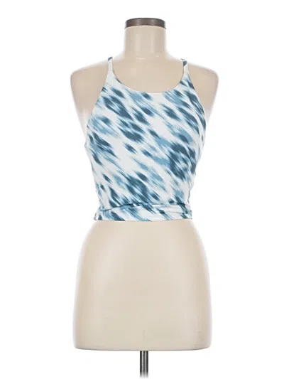 Pre-owned Active By Old Navy Tank Top Blue Halter Neckline Tops