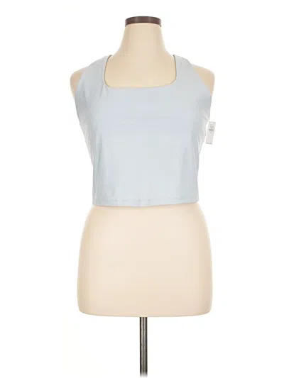 Pre-owned Active By Old Navy Tank Top Blue Halter Neckline Tops