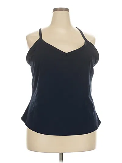 Pre-owned Active By Old Navy Tank Top Blue Halter Neckline Tops