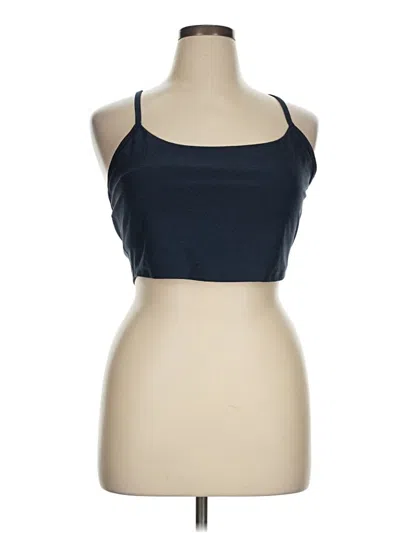 Pre-owned Active By Old Navy Tank Top Blue Halter Neckline Tops