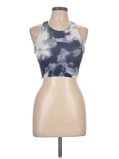Pre-owned Active By Old Navy Tank Top Blue Halter Neckline Tops