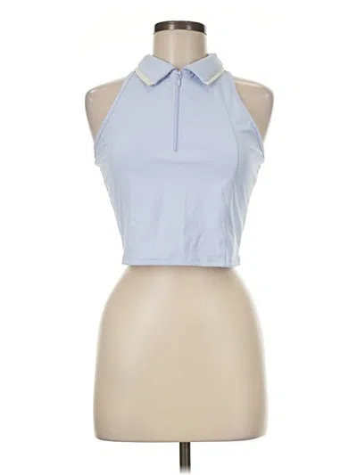 Pre-owned Active By Old Navy Tank Top Blue Halter Neckline Tops