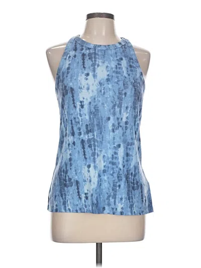Pre-owned Active By Old Navy Tank Top Blue Halter Neckline Tops