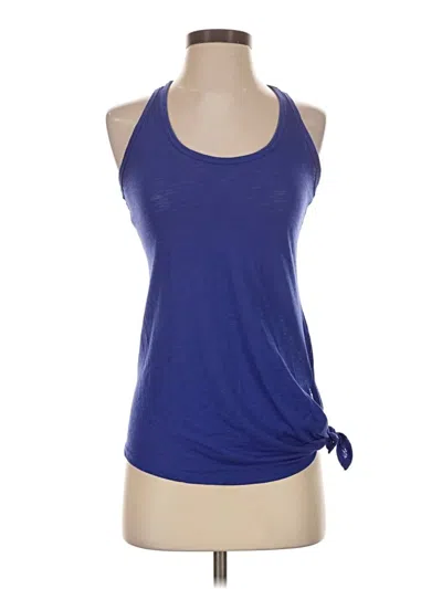 Pre-owned Active By Old Navy Tank Top Blue Halter Neckline Tops