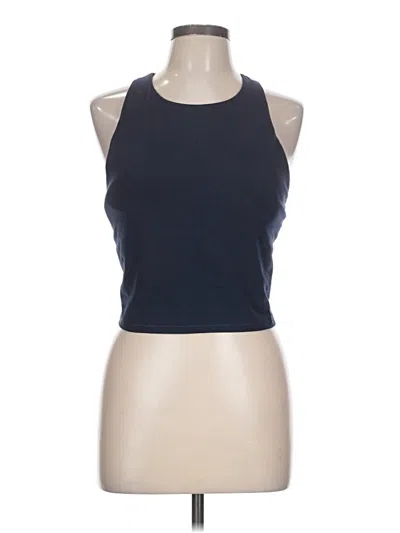 Pre-owned Active By Old Navy Tank Top Blue Halter Neckline Tops