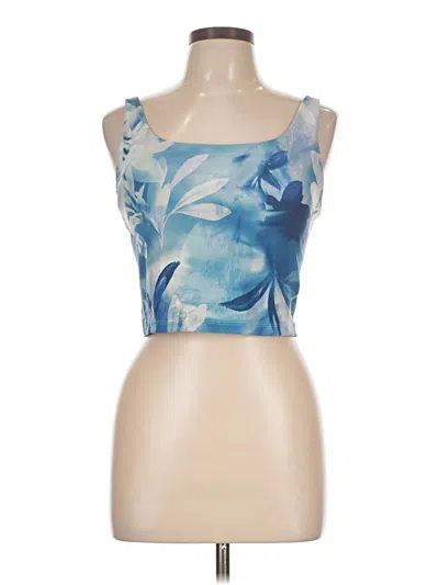Pre-owned Active By Old Navy Tank Top Blue Strapless Neckline Tops