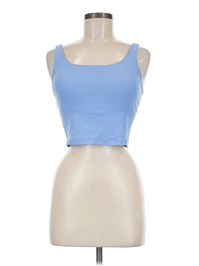 Pre-owned Active By Old Navy Tank Top Blue Strapless Neckline Tops