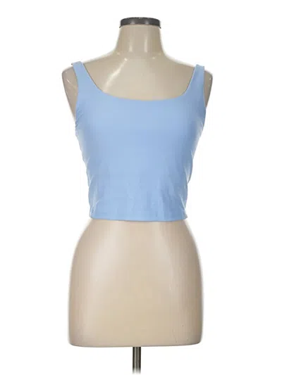 Pre-owned Active By Old Navy Tank Top Blue Strapless Neckline Tops