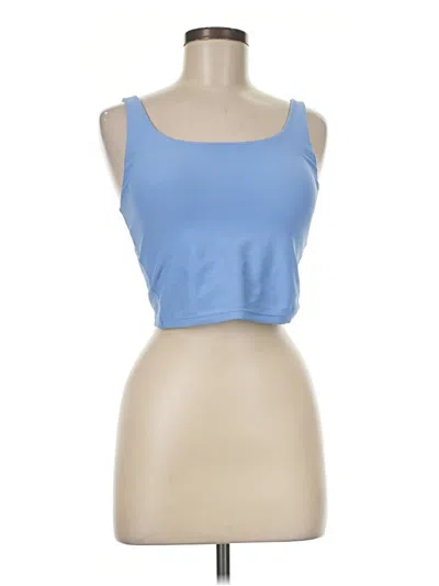 Pre-owned Active By Old Navy Tank Top Blue Strapless Neckline Tops