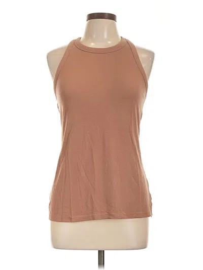 Pre-owned Active By Old Navy Tank Top Brown Halter Neckline Tops