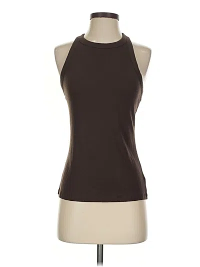 Pre-owned Active By Old Navy Tank Top Brown Halter Neckline Tops
