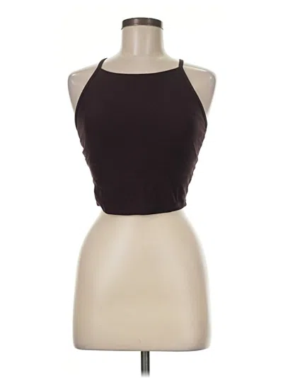 Pre-owned Active By Old Navy Tank Top Brown Halter Neckline Tops