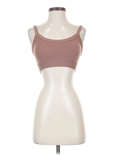 Pre-owned Active By Old Navy Tank Top Brown Strapless Neckline Tops