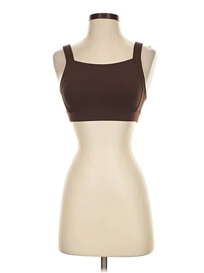 Pre-owned Active By Old Navy Tank Top Brown Strapless Neckline Tops