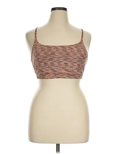 Pre-owned Active By Old Navy Tank Top Brown Strapless Neckline Tops