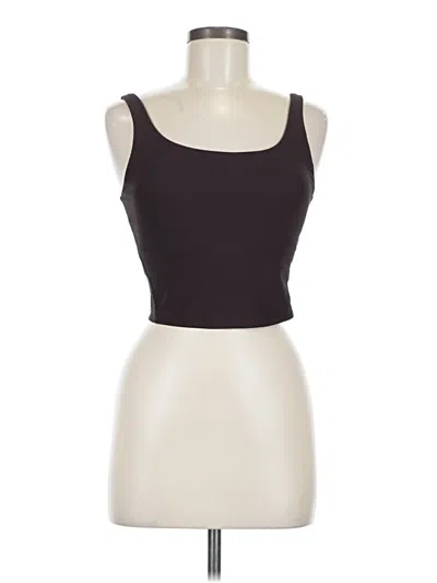 Pre-owned Active By Old Navy Tank Top Brown Strapless Neckline Tops