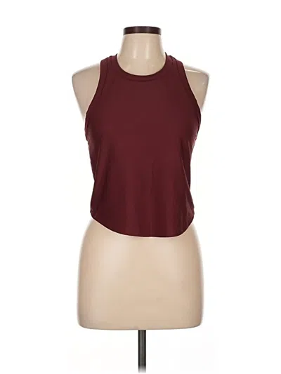 Pre-owned Active By Old Navy Tank Top Burgundy Halter Neckline Tops