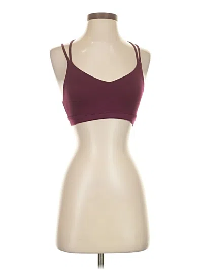 Pre-owned Active By Old Navy Tank Top Burgundy Halter Neckline Tops