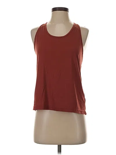 Pre-owned Active By Old Navy Tank Top Burgundy Halter Neckline Tops