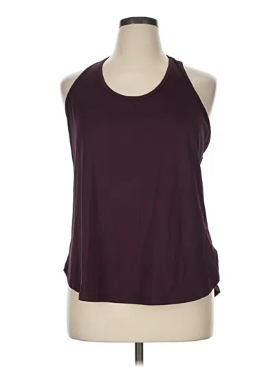 Pre-owned Active By Old Navy Tank Top Burgundy Halter Neckline Tops