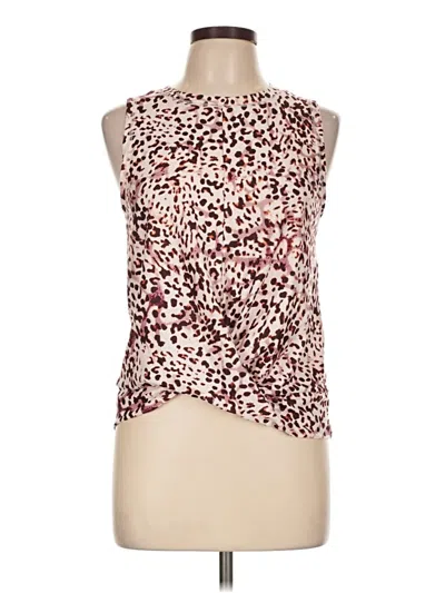 Pre-owned Active By Old Navy Tank Top Burgundy Halter Neckline Tops