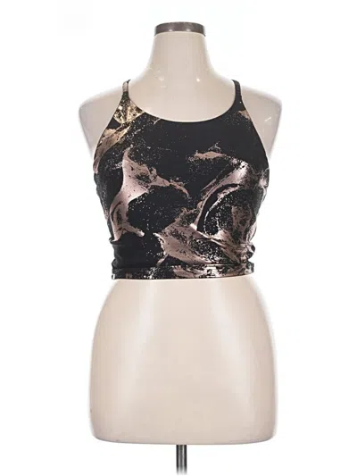 Pre-owned Active By Old Navy Tank Top Gold Halter Neckline Tops