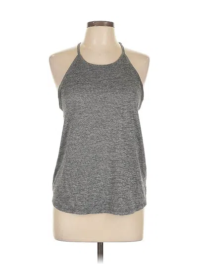 Pre-owned Active By Old Navy Tank Top Gray Halter Neckline Tops