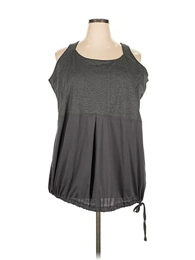Pre-owned Active By Old Navy Tank Top Gray Halter Neckline Tops