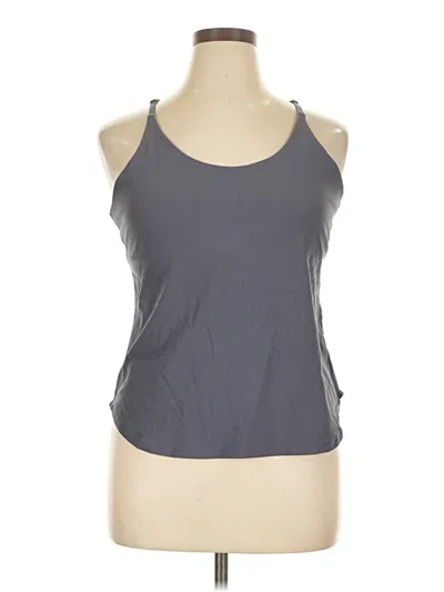 Pre-owned Active By Old Navy Tank Top Gray Halter Neckline Tops