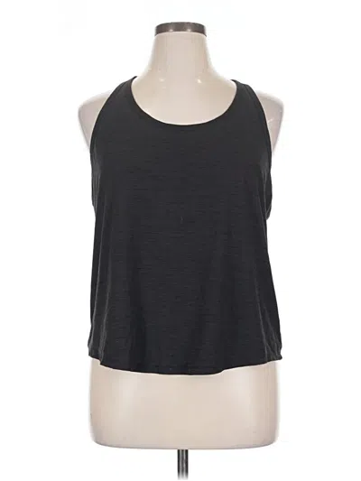 Pre-owned Active By Old Navy Tank Top Gray Halter Neckline Tops