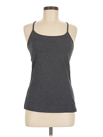 Pre-owned Active By Old Navy Tank Top Gray Halter Neckline Tops