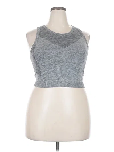Pre-owned Active By Old Navy Tank Top Gray Halter Neckline Tops