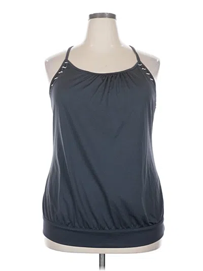 Pre-owned Active By Old Navy Tank Top Gray Halter Neckline Tops