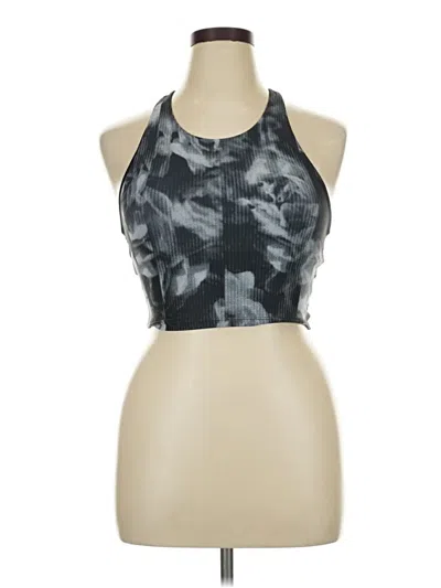 Pre-owned Active By Old Navy Tank Top Gray Halter Neckline Tops