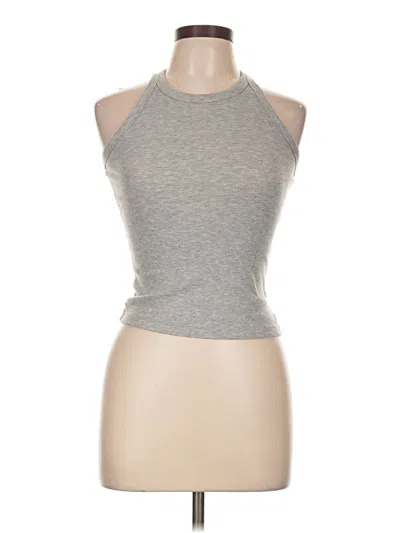 Pre-owned Active By Old Navy Tank Top Gray Halter Neckline Tops