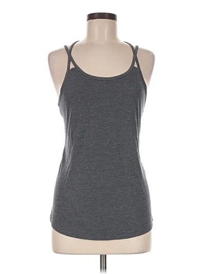 Pre-owned Active By Old Navy Tank Top Gray Halter Neckline Tops